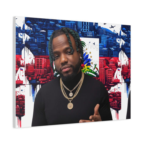 Personalized Urban Flag Background Matte