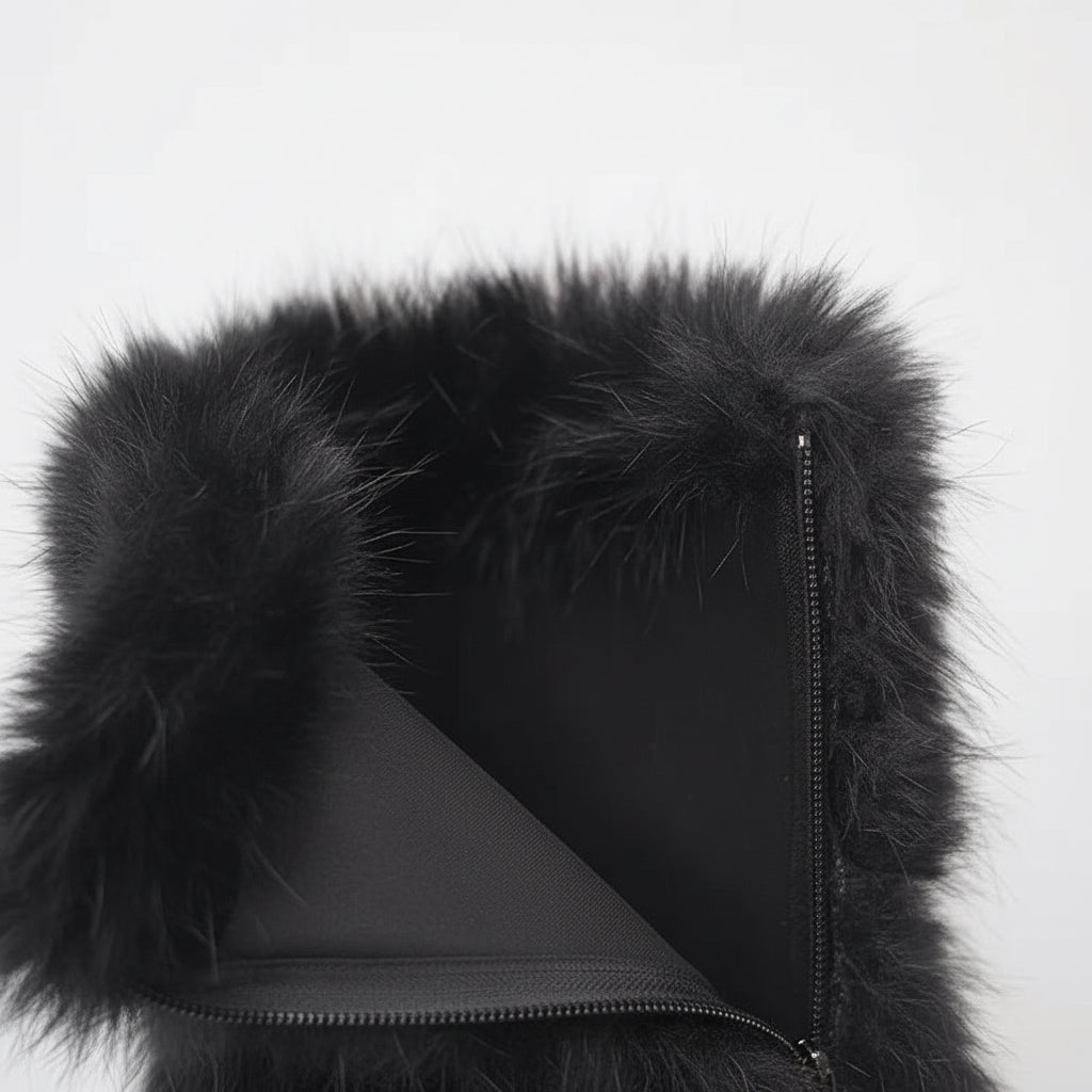 Girls Glitter Chelsea Boots - Waterproof Fur Lined Winter Boots | AURORE LUXURE