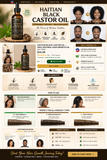 Aurore Luxure Haitian Black Castor Oil/ maskriti – Organic & Natural 100% Pure Castor Hair & Body Oil