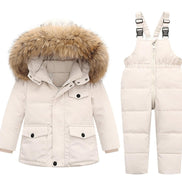 Kids 2-Piece Snowsuit - Waterproof Puffer Jacket & Snow Pants Set | AURORE LUXURE