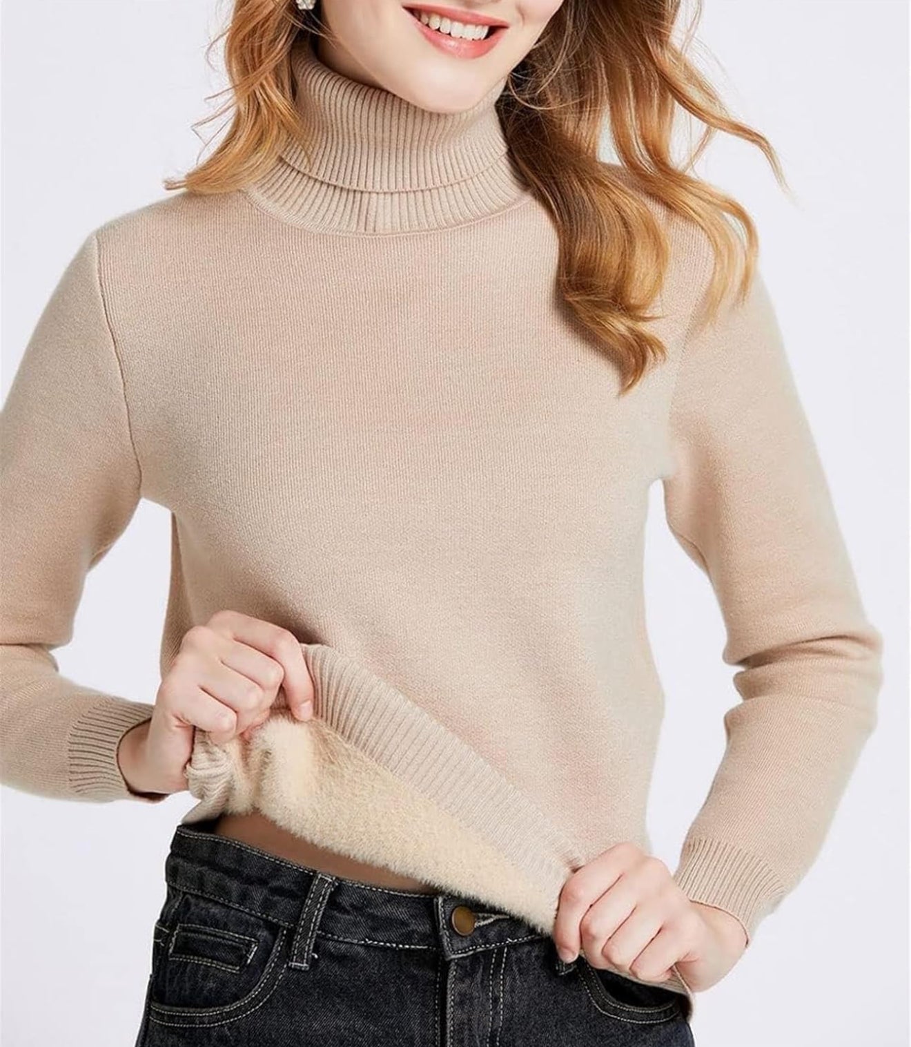 Men's Turtleneck Sweater - Warm Long Sleeve Pullover (M-4XL)