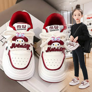 Girls PU Leather Sneakers - Anti-Slip Casual Sport Shoes | AURORE LUXURE