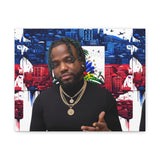 Personalized Urban Flag Background Matte