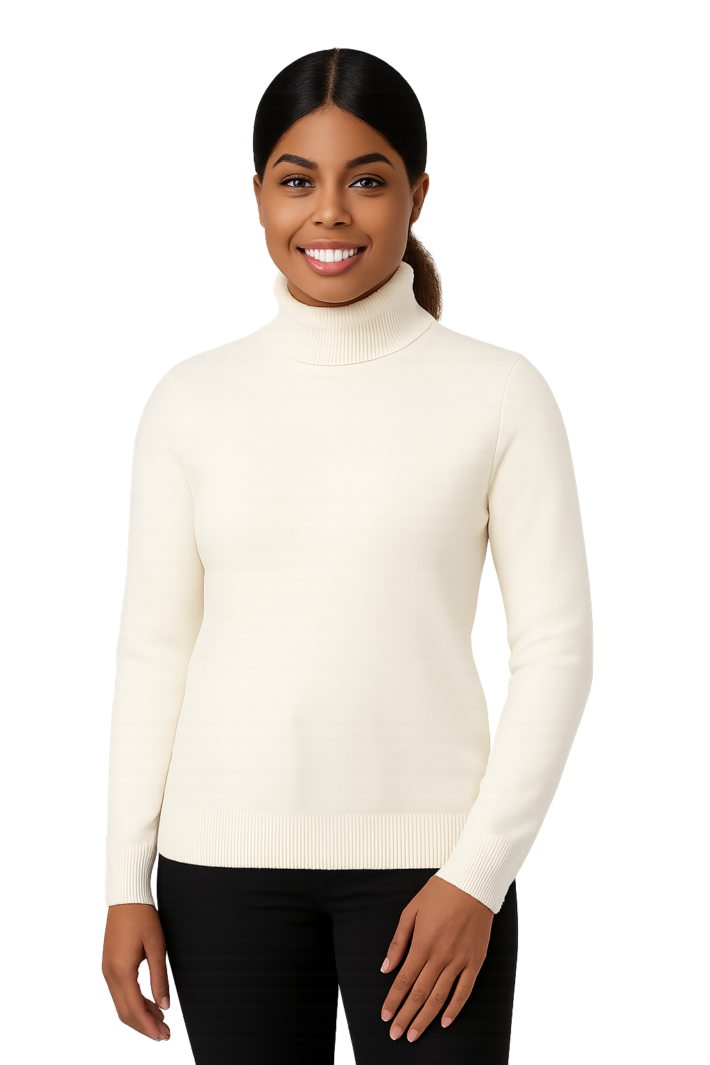 Men's Turtleneck Sweater - Warm Long Sleeve Pullover (M-4XL)