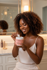 SheaMoisture Curl Enhancing Smoothie Hair Cream Coconut and Hibiscus for Thick, Curly Hair Sulfate Free and Paraben Free Curl Cream 20 oz
