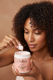 SheaMoisture Curl Enhancing Smoothie Hair Cream Coconut and Hibiscus for Thick, Curly Hair Sulfate Free and Paraben Free Curl Cream 20 oz