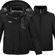 Girl's 3-in-1 Ski Jacket - Warm Fleece Lined Winter Snow Coat| AURORE LUXURE