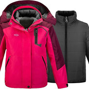 Girl's 3-in-1 Ski Jacket - Warm Fleece Lined Winter Snow Coat| AURORE LUXURE