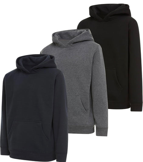 Boys 3-Pack Hoodies - Fleece Pullover & Zip-Up Sweatshirts | AURORE LUXURE