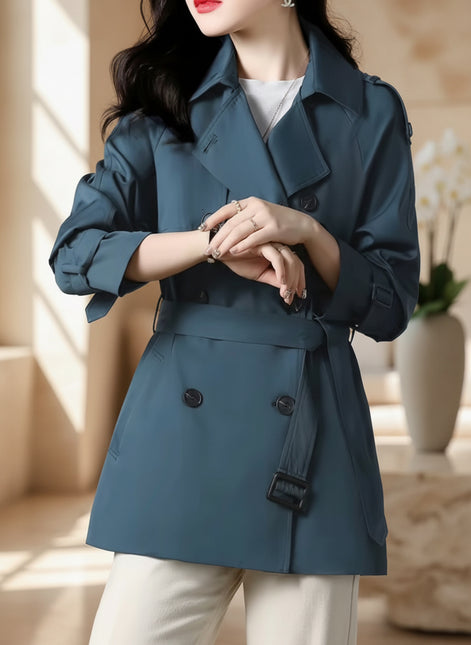 Women's Belted Trench Coat - Oversized Office Jacket | AURORE LUXURE