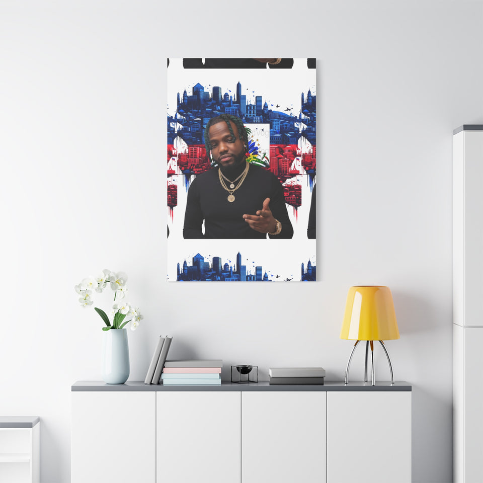 Personalized Urban Flag Background Matte