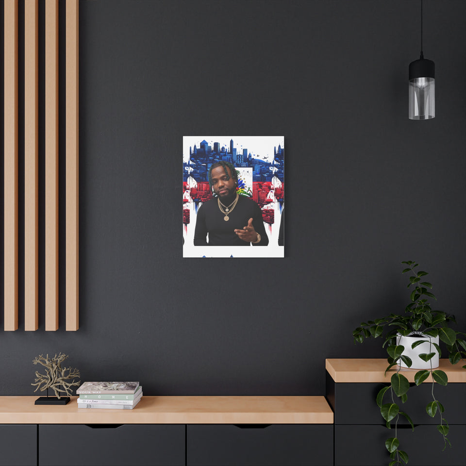 Personalized Urban Flag Background Matte