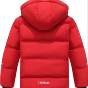 Kids Boys’ Waterproof Puffer Jacket – Warm Fleece Lined Hooded Winter Coat