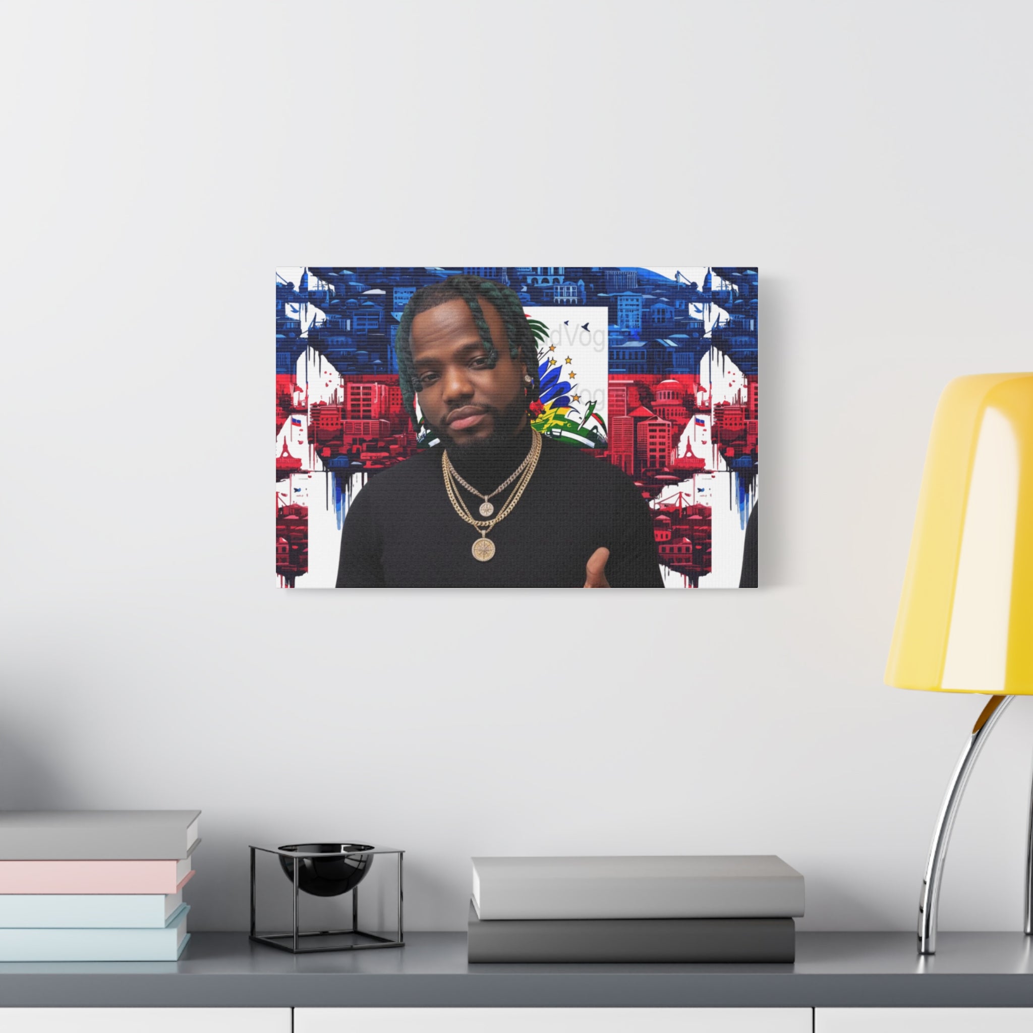 Personalized Urban Flag Background Matte