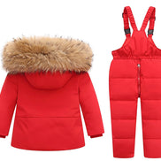 Kids 2-Piece Snowsuit - Waterproof Puffer Jacket & Snow Pants Set | AURORE LUXURE