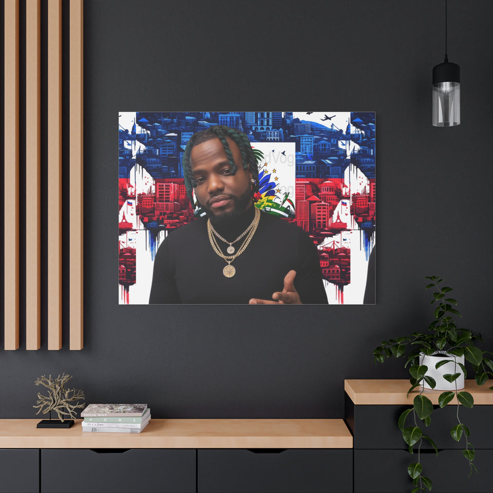 Personalized Urban Flag Background Matte