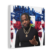 Personalized Urban Flag Background Matte