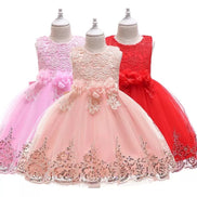 Elegant Dresses Princess Pageant Wedding Birthday Party by AURORE LUXURE featuring intricate lace and tulle design, available in multiple colors.