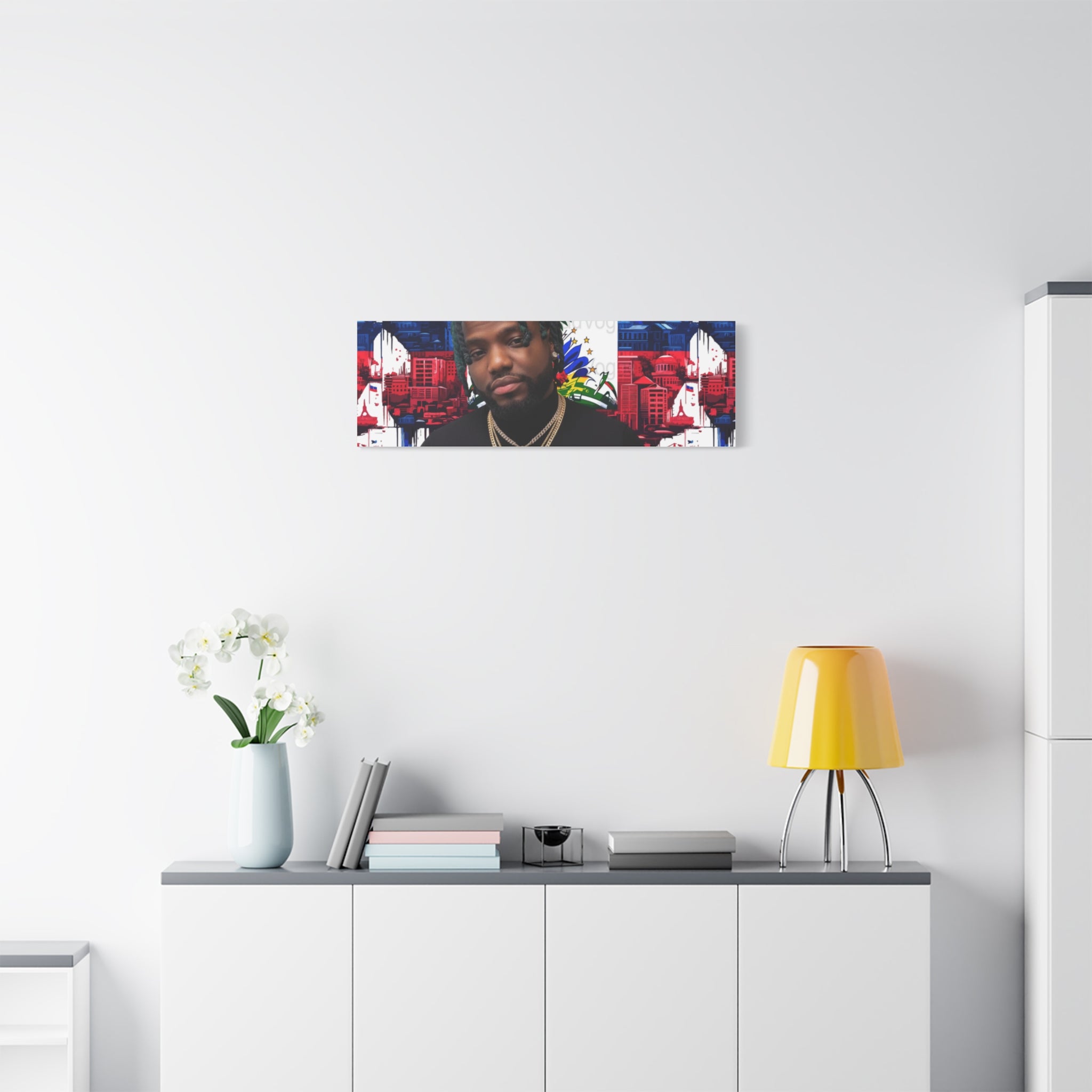 Personalized Urban Flag Background Matte