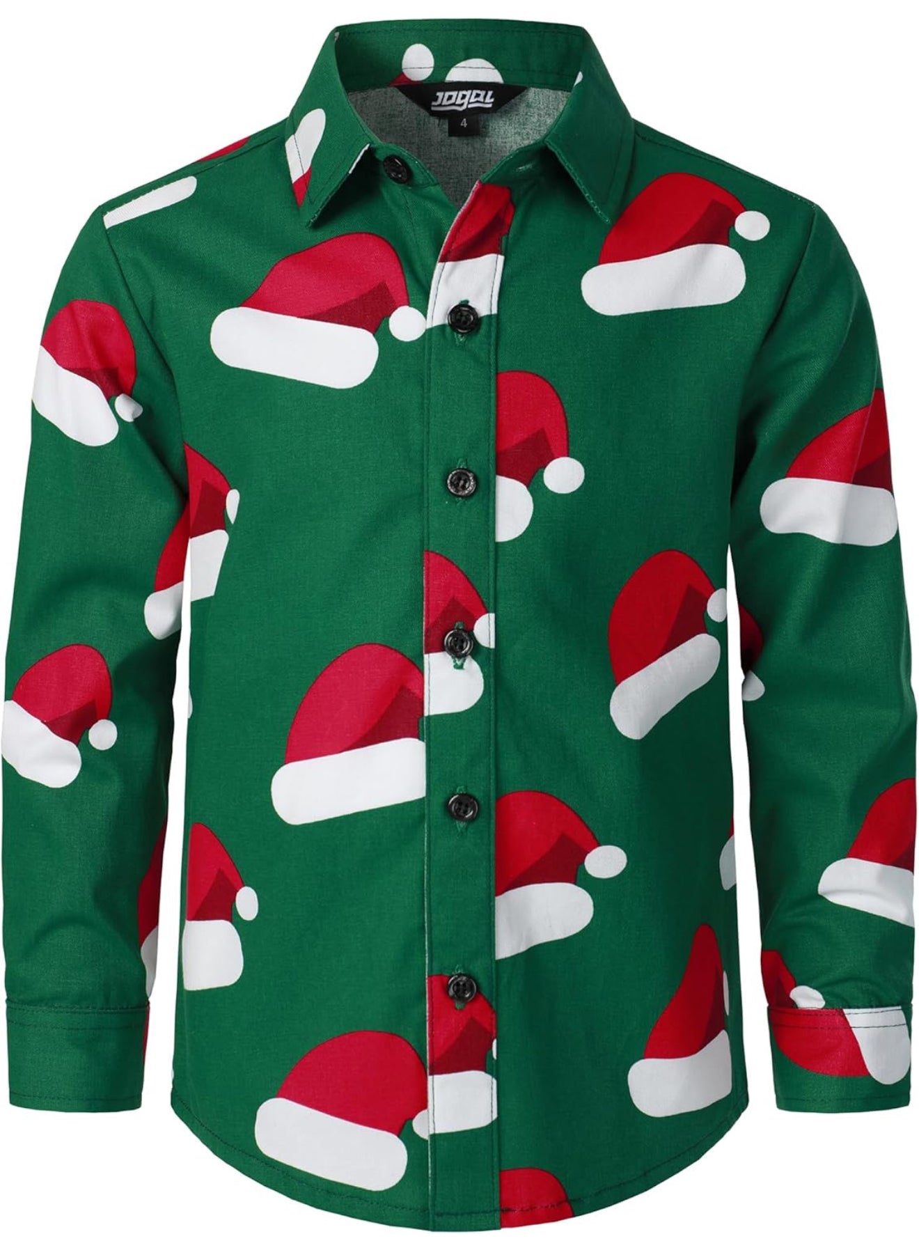 Kids Christmas Shirt - Santa Claus Button Down for Boys & Girls | AURORE LUXURE