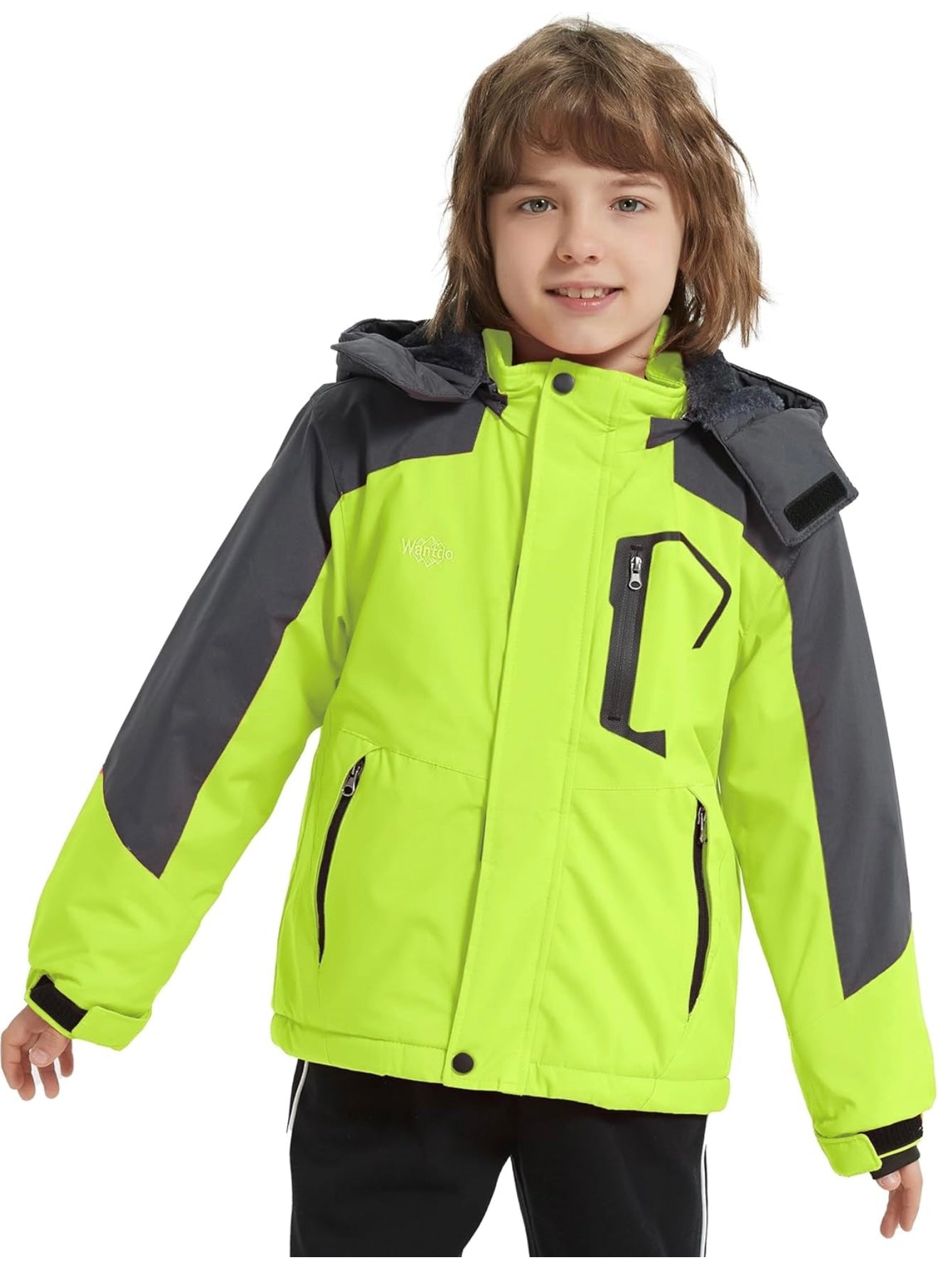 Boy's Waterproof Ski Jacket - Fleece Lined Winter Snowboard Coat | AURORE LUXURE