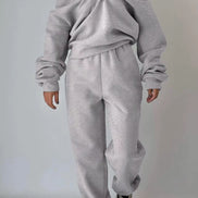 Women's Fleece Tracksuit Set - 2 Piece Sweatshirt & Joggers | AURORE LUXURE