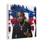 Personalized Urban Flag Background Matte