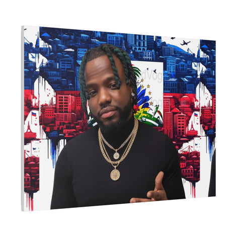 Personalized Urban Flag Background Matte