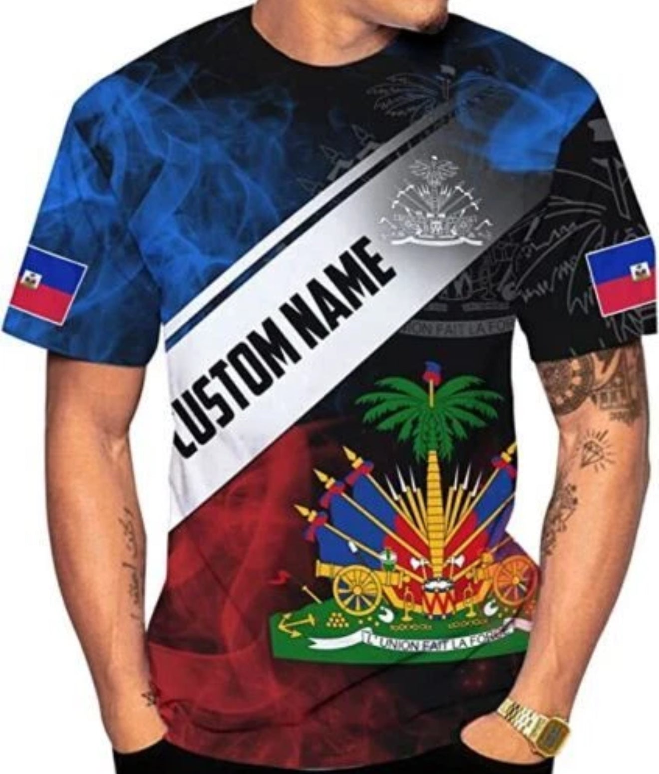 Personalized Haiti Baseball Jersey - Custom Name Haitian Jersey for Men & Women