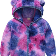Toddler Bear Ear Hoodie - Fleece Winter Jacket for Boys & Girls _ AURORE LUXURE