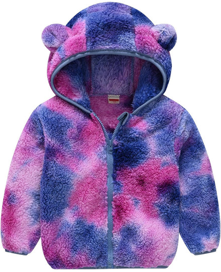 Toddler Bear Ear Hoodie - Fleece Winter Jacket for Boys & Girls _ AURORE LUXURE