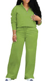 Women's 2 Piece Tracksuit - Oversized Half Zip Sweatsuit Set | AURORE LUXURE