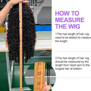 13x6 Full Lace Frontal Burmese Curly Wig – 180% Density, 100% Human Hair