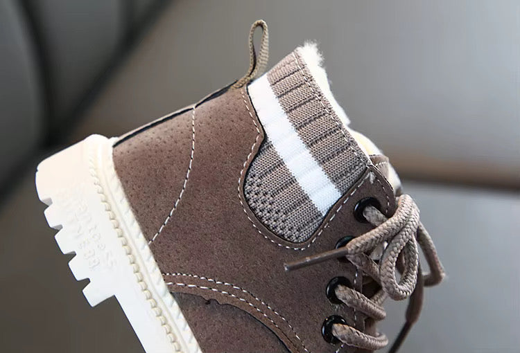 Kids Snow Boots - Warm Faux Fur Lined Winter Boots with Zipper | AURORE LUXURE