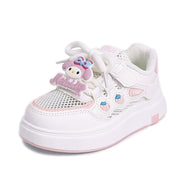 Girls PU Leather Sneakers - Anti-Slip Casual Sport Shoes | AURORE LUXURE