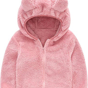 Toddler Bear Ear Hoodie - Fleece Winter Jacket for Boys & Girls _ AURORE LUXURE