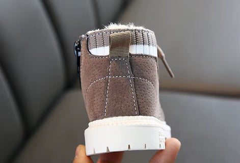 Kids Snow Boots - Warm Faux Fur Lined Winter Boots with Zipper | AURORE LUXURE