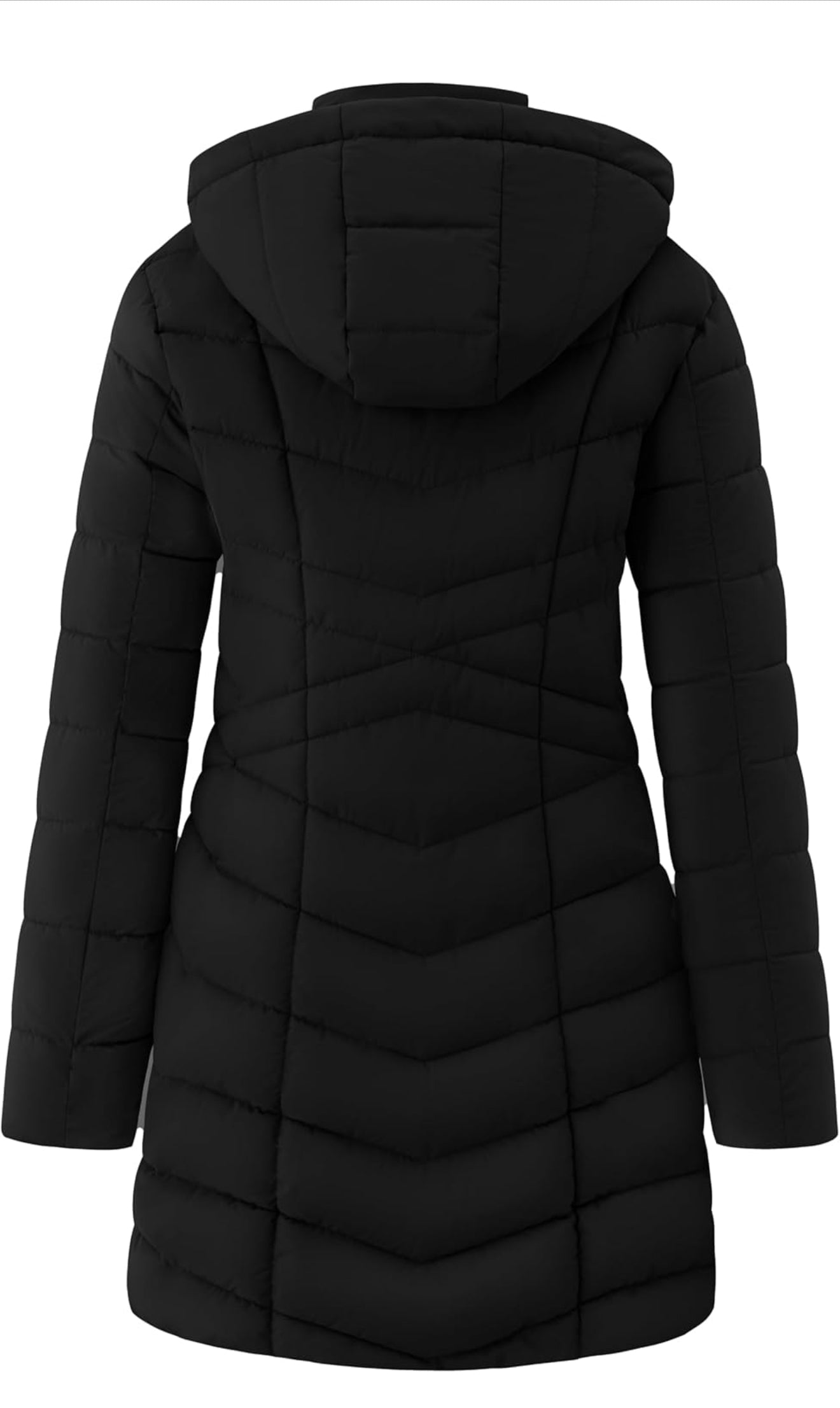 Women's Long Puffer Jacket - Warm Quilted Winter Coat (Plus Size) | AURORE LUXURE