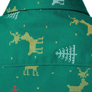 Kids Christmas Shirt - Santa Claus Button Down for Boys & Girls | AURORE LUXURE