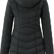 Women's Long Puffer Jacket - Warm Quilted Winter Coat (Plus Size) | AURORE LUXURE