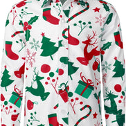 Kids Christmas Shirt - Santa Claus Button Down for Boys & Girls | AURORE LUXURE
