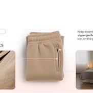 Girls 3-Pack Sweatpants - Fleece Joggers with Pockets | AURORE LUXURE