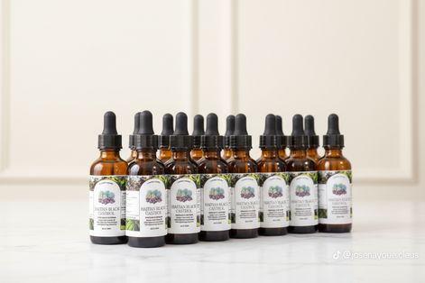 Aurore Luxure Haitian Black Castor Oil/ maskriti – Organic & Natural 100% Pure Castor Hair & Body Oil