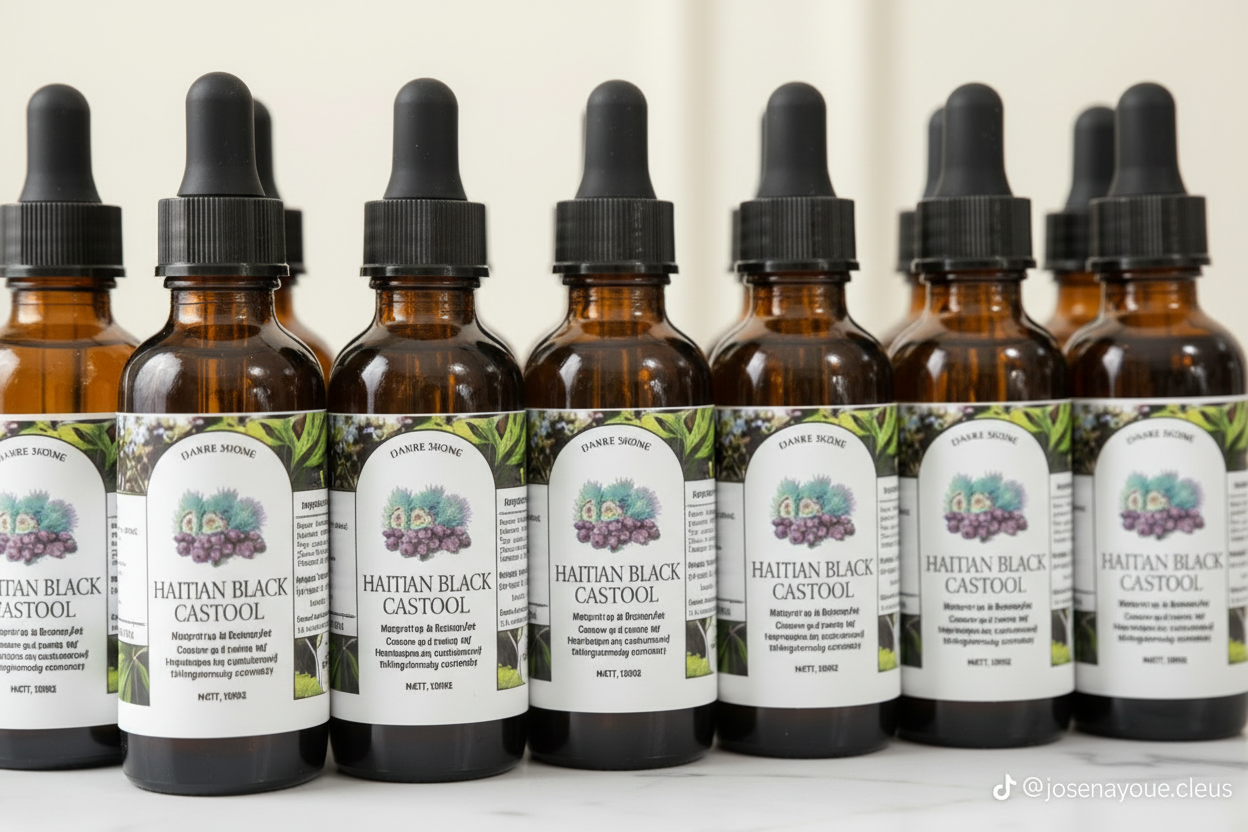 Aurore Luxure Haitian Black Castor Oil/ maskriti – Organic & Natural 100% Pure Castor Hair & Body Oil