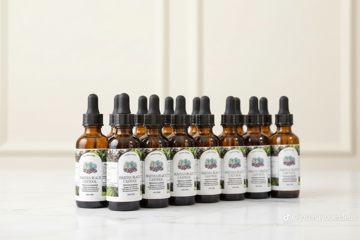 Aurore Luxure Haitian Black Castor Oil/ maskriti – Organic & Natural 100% Pure Castor Hair & Body Oil