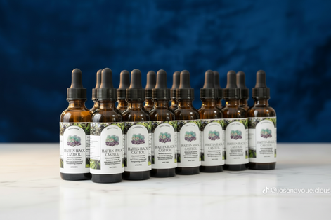 Aurore Luxure Haitian Black Castor Oil/ maskriti – Organic & Natural 100% Pure Castor Hair & Body Oil