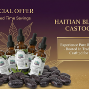 Aurore Luxure Haitian Black Castor Oil/ maskriti – Organic & Natural 100% Pure Castor Hair & Body Oil