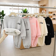 Kids Winter Sports Outfit Set - Warm Sweatshirt & Trousers | AURORE LUXURE