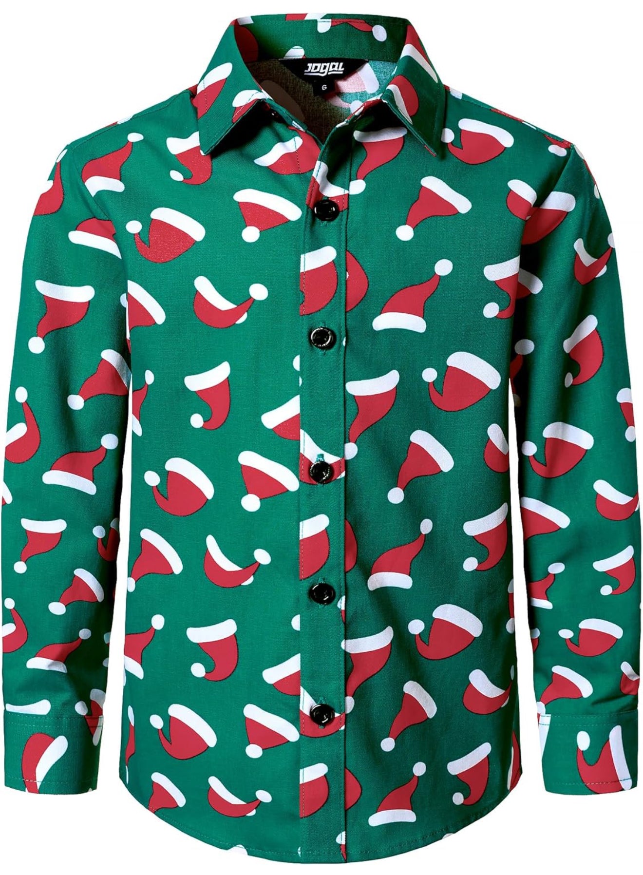 Kids Christmas Shirt - Santa Claus Button Down for Boys & Girls | AURORE LUXURE