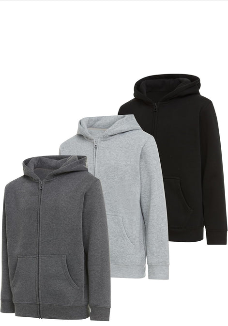 Boys 3-Pack Hoodies - Fleece Pullover & Zip-Up Sweatshirts | AURORE LUXURE